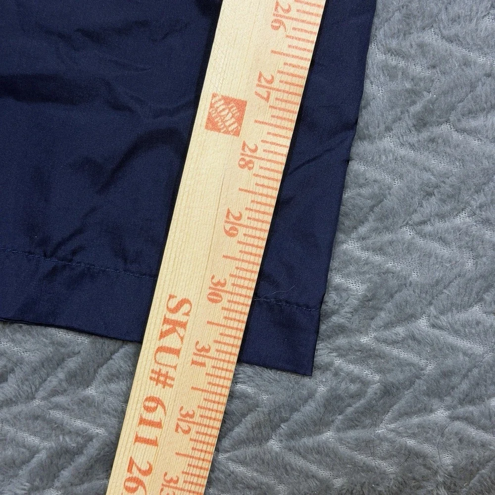 Vtg Adidas Track Pants Men Medium Blue Nylon 80s Lightweight Zipper